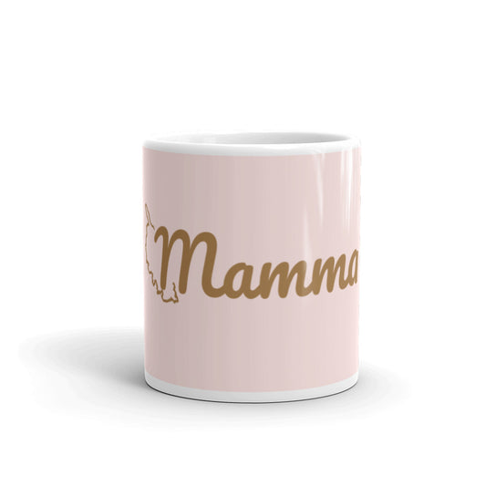 Mug Blanc Brillant Mamma (Maman) - Ochju Ochju Ochju Mug Blanc Brillant Mamma (Maman)