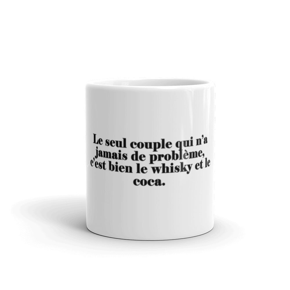 Mug Blanc Brillant Le whisky ! - Ochju Ochju Ochju Mug Blanc Brillant Le whisky !