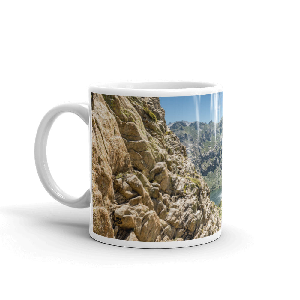 Mug Blanc Brillant Lac de Melo