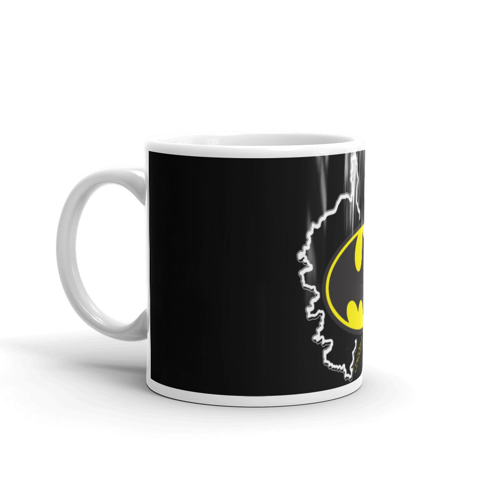 Mug Blanc Brillant Batman Corsica - Ochju Ochju Ochju Mug Blanc Brillant Batman Corsica