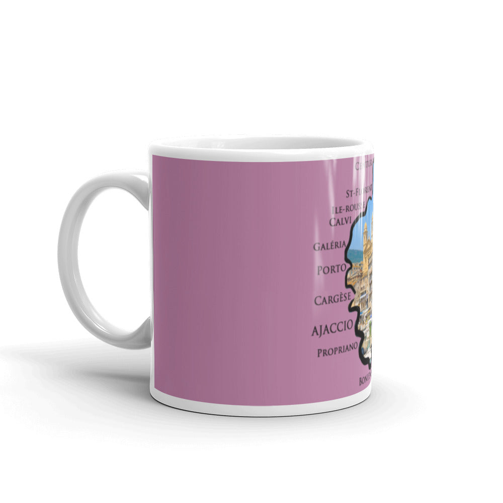 Mug Blanc Brillant Bastia Villes Corses - Ochju Ochju Ochju Mug Blanc Brillant Bastia Villes Corses