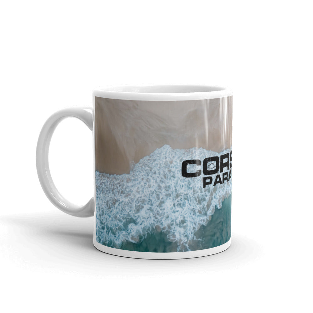 Mug Blanc Brillant Corsica Paradise - Ochju Ochju Ochju Mug Blanc Brillant Corsica Paradise