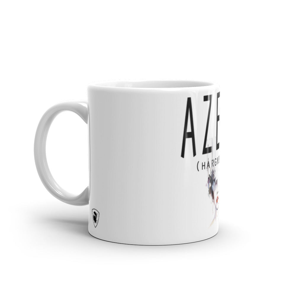 Mug Blanc Brillant AZEZA - Ochju Ochju Ochju Mug Blanc Brillant AZEZA