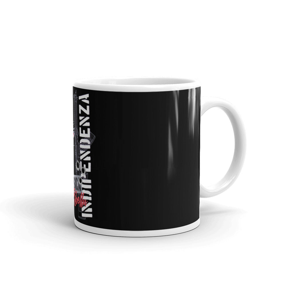 Mug Blanc Brillant Indipendenza Corsa