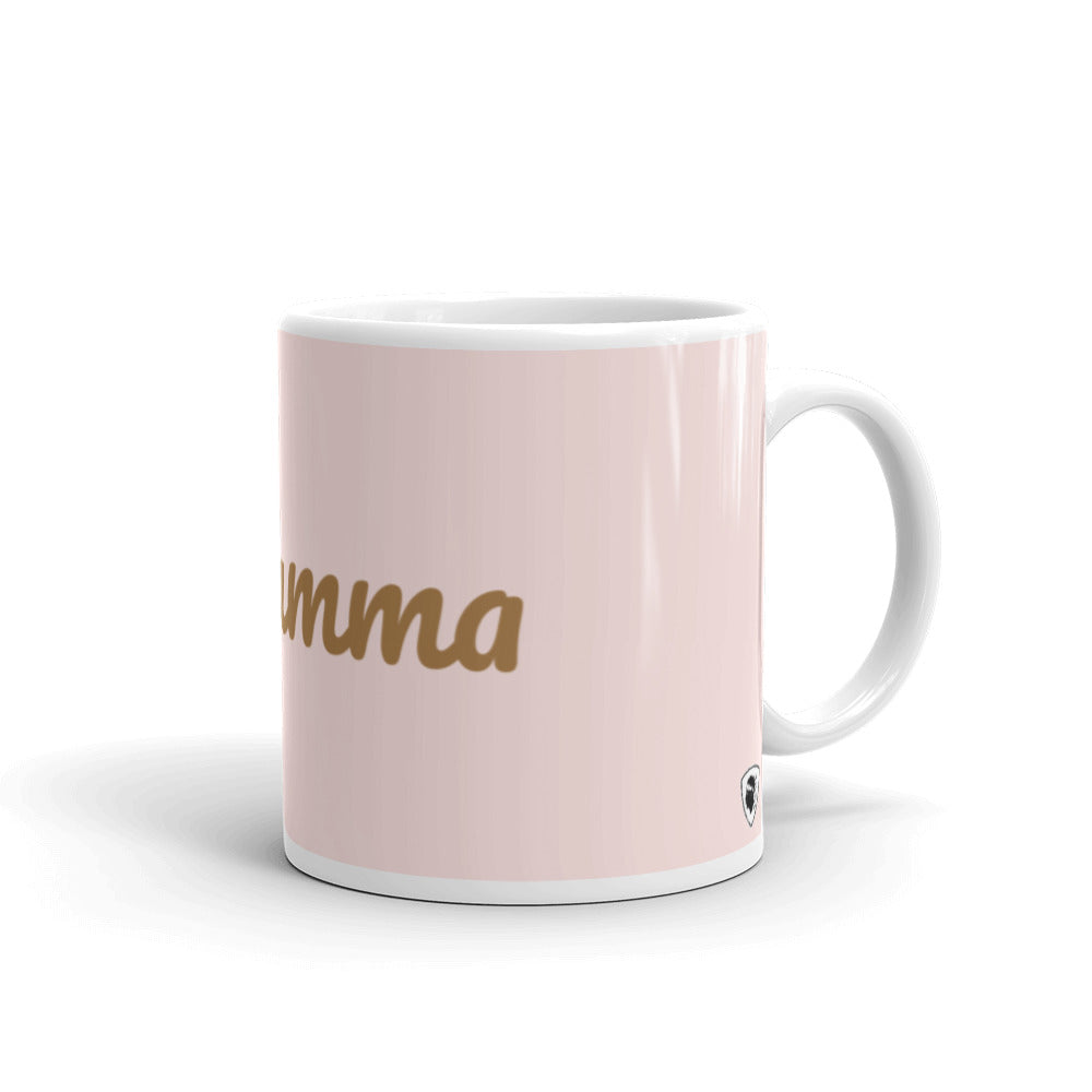 Mug Blanc Brillant Mamma (Maman) - Ochju Ochju 11 oz Ochju Mug Blanc Brillant Mamma (Maman)