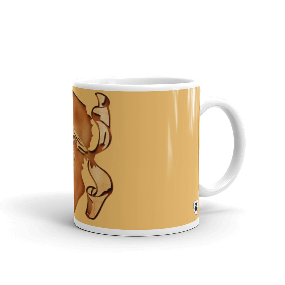 Mug Blanc Brillant Tête de Maure - Ochju Ochju 11 oz Ochju Mug Blanc Brillant Tête de Maure