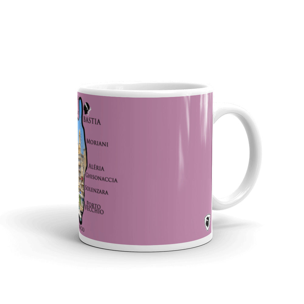 Mug Blanc Brillant Bastia Villes Corses - Ochju Ochju 11 oz Ochju Mug Blanc Brillant Bastia Villes Corses