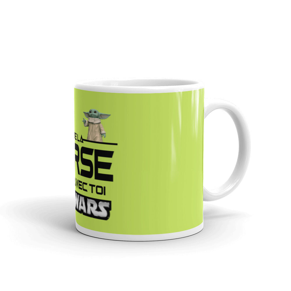 Mug Blanc Brillant Que la Corse Soit Avec Toi - Ochju Ochju 11 oz Ochju Mug Blanc Brillant Que la Corse Soit Avec Toi