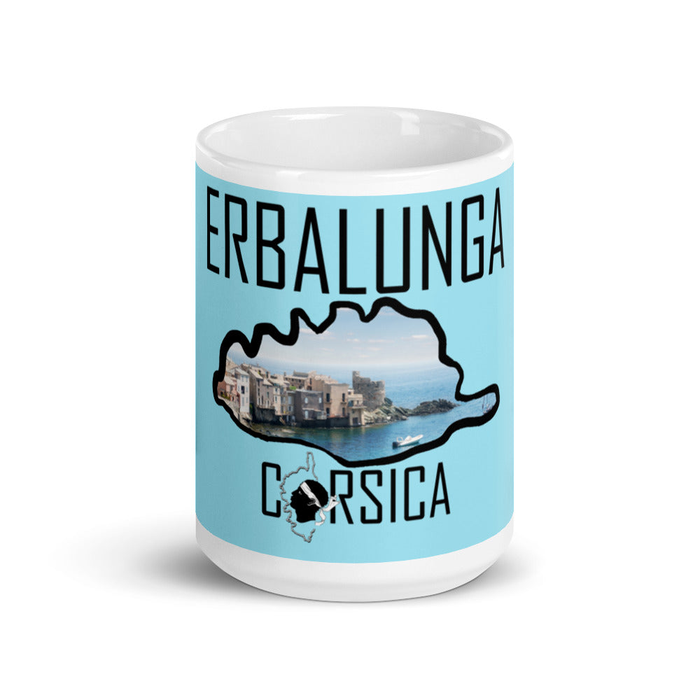 Mug Blanc Brillant Corsica Erbalunga