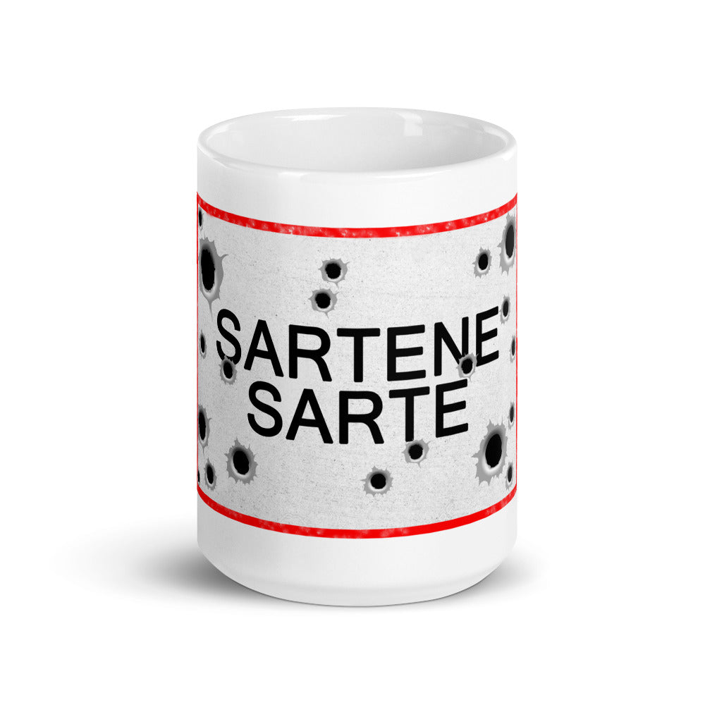 Mug Panneau Sartène/Sartè - Ochju Ochju Ochju Souvenirs de Corse Mug Panneau Sartène/Sartè