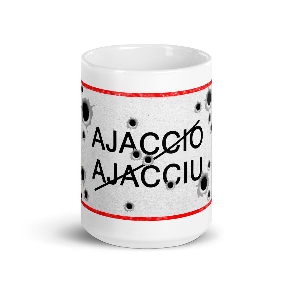 Mug Panneau Ajaccio/Ajacciu