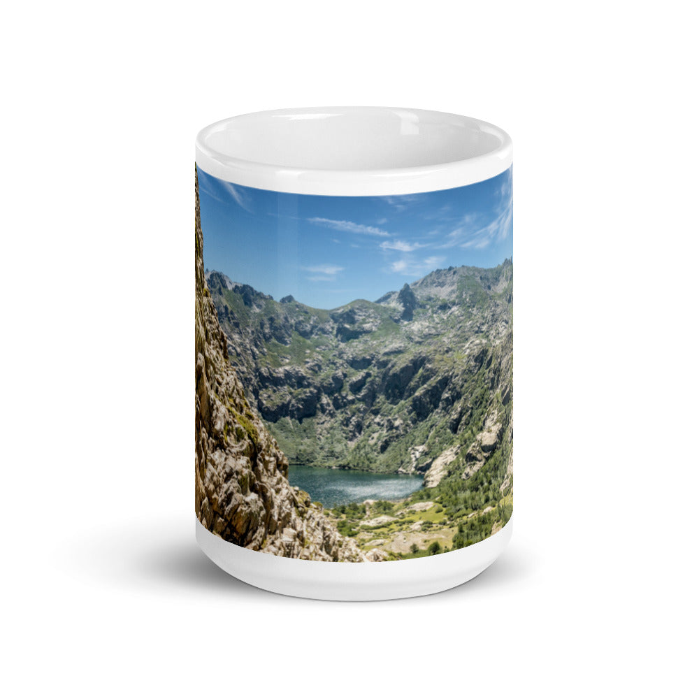 Mug Blanc Brillant Lac de Melo