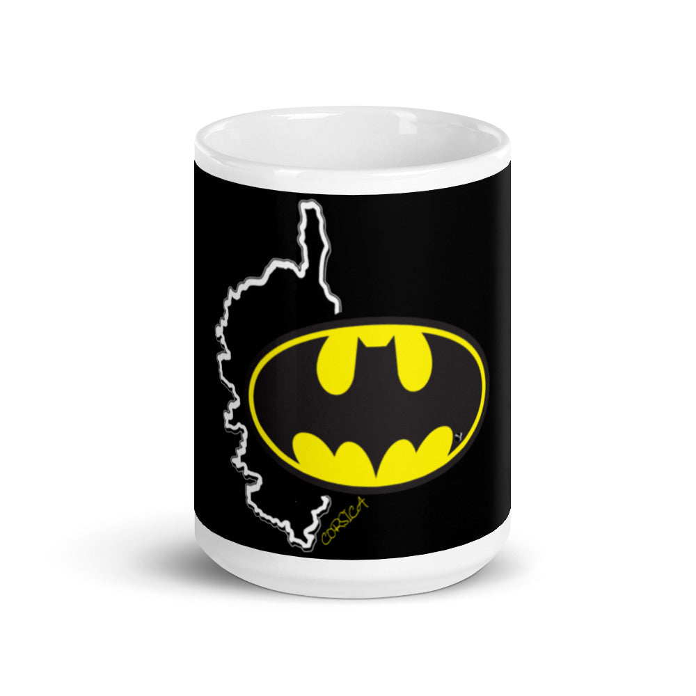 Mug Blanc Brillant Batman Corsica - Ochju Ochju Ochju Mug Blanc Brillant Batman Corsica