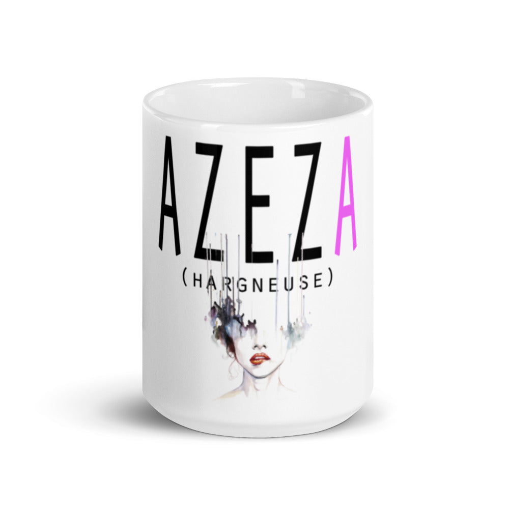 Mug Blanc Brillant AZEZA - Ochju Ochju Ochju Mug Blanc Brillant AZEZA