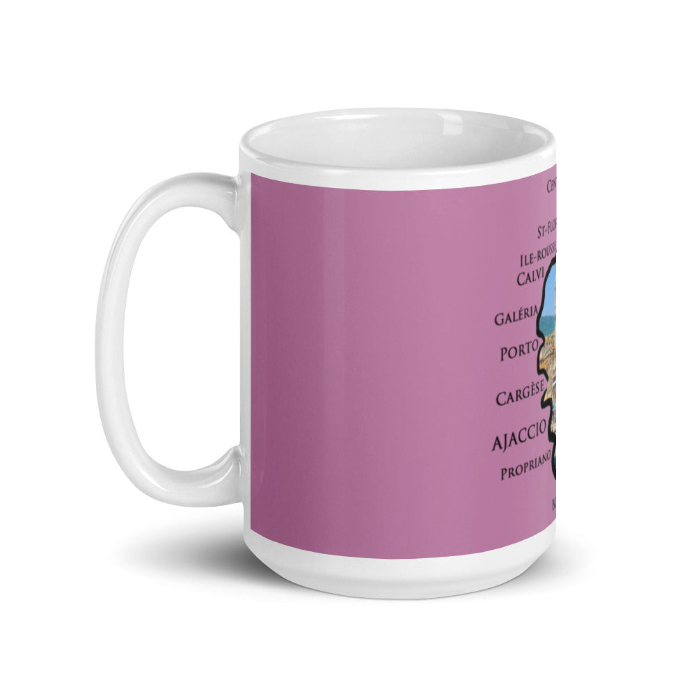 Mug Blanc Brillant Bastia Villes Corses - Ochju Ochju Ochju Mug Blanc Brillant Bastia Villes Corses