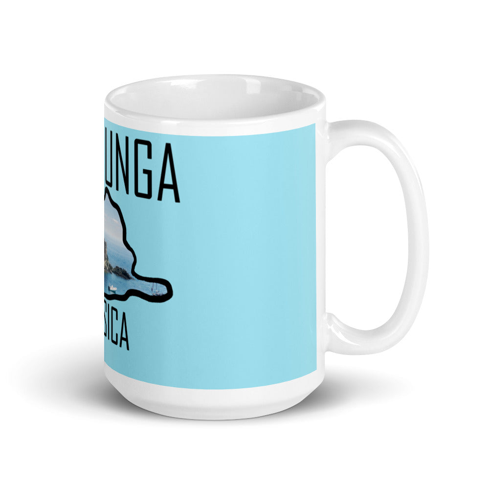 Mug Blanc Brillant Corsica Erbalunga