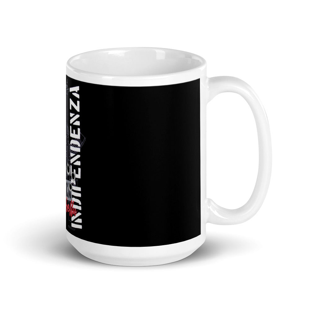 Mug Blanc Brillant Indipendenza Corsa