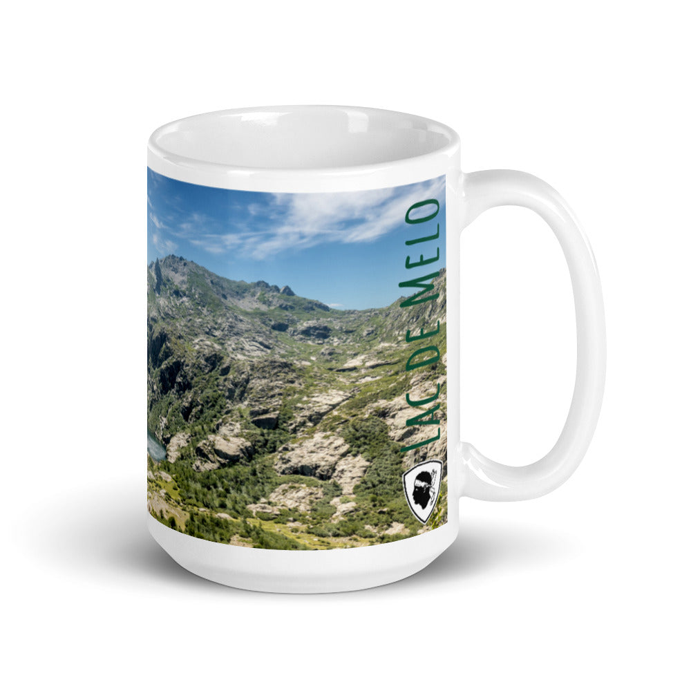 Mug Blanc Brillant Lac de Melo