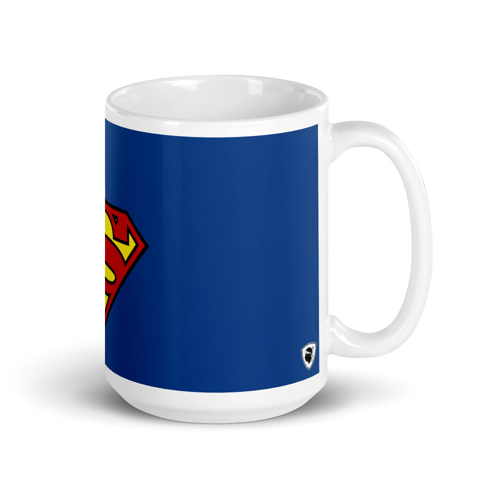 Mug Blanc Brillant Superman Corsica - Ochju Ochju 15 oz Ochju Mug Blanc Brillant Superman Corsica