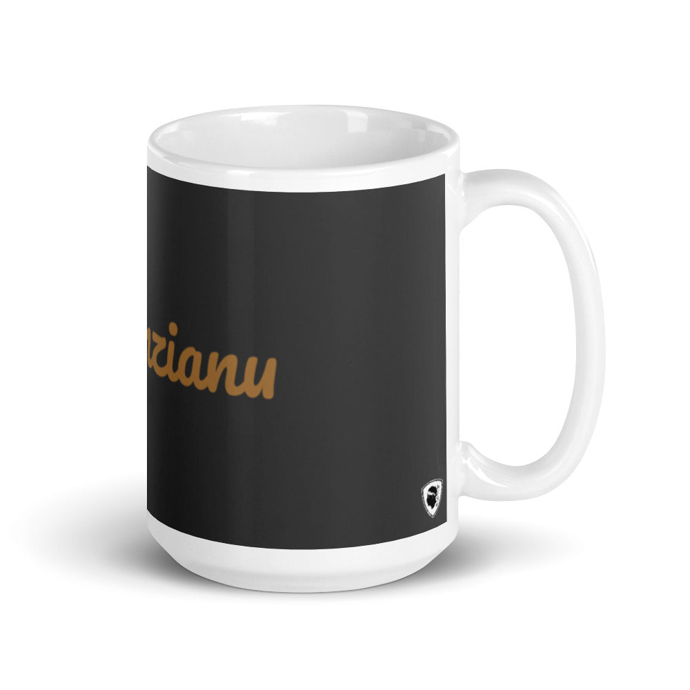 Mug Blanc Brillant L'Anzianu - Ochju Ochju 15 oz Ochju Mug Blanc Brillant L'Anzianu