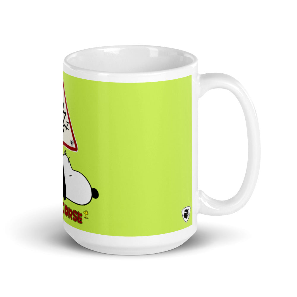 Mug Blanc Brillant Sieste Corse - Ochju Ochju 15 oz Ochju Mug Blanc Brillant Sieste Corse