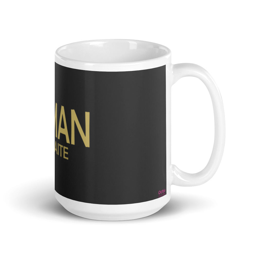 Mug Blanc Brillant Maman Parfaite - Ochju Ochju 15 oz Ochju Mug Blanc Brillant Maman Parfaite