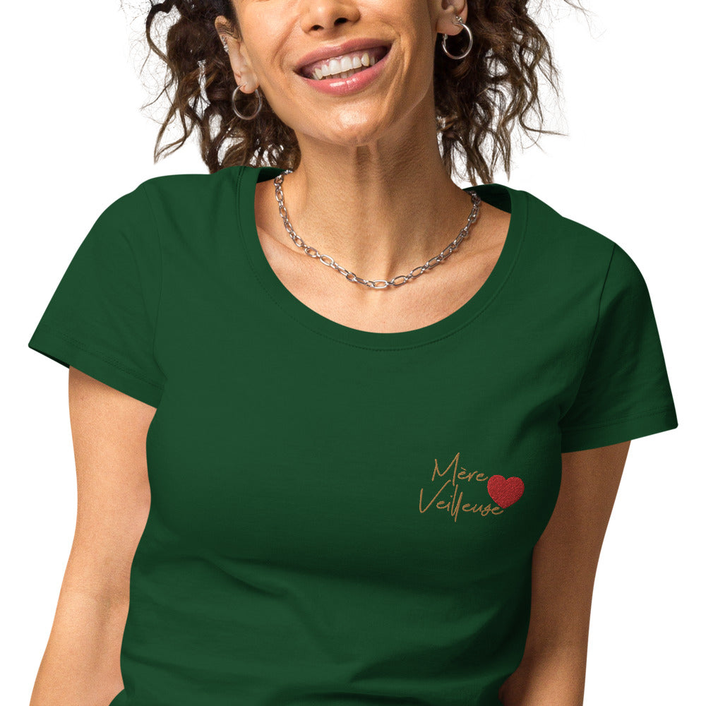 T-shirt éco-responsable femme Mère-Veilleuse ! - Ochju Ochju Bottle green / S Ochju T-shirt éco-responsable femme Mère-Veilleuse !