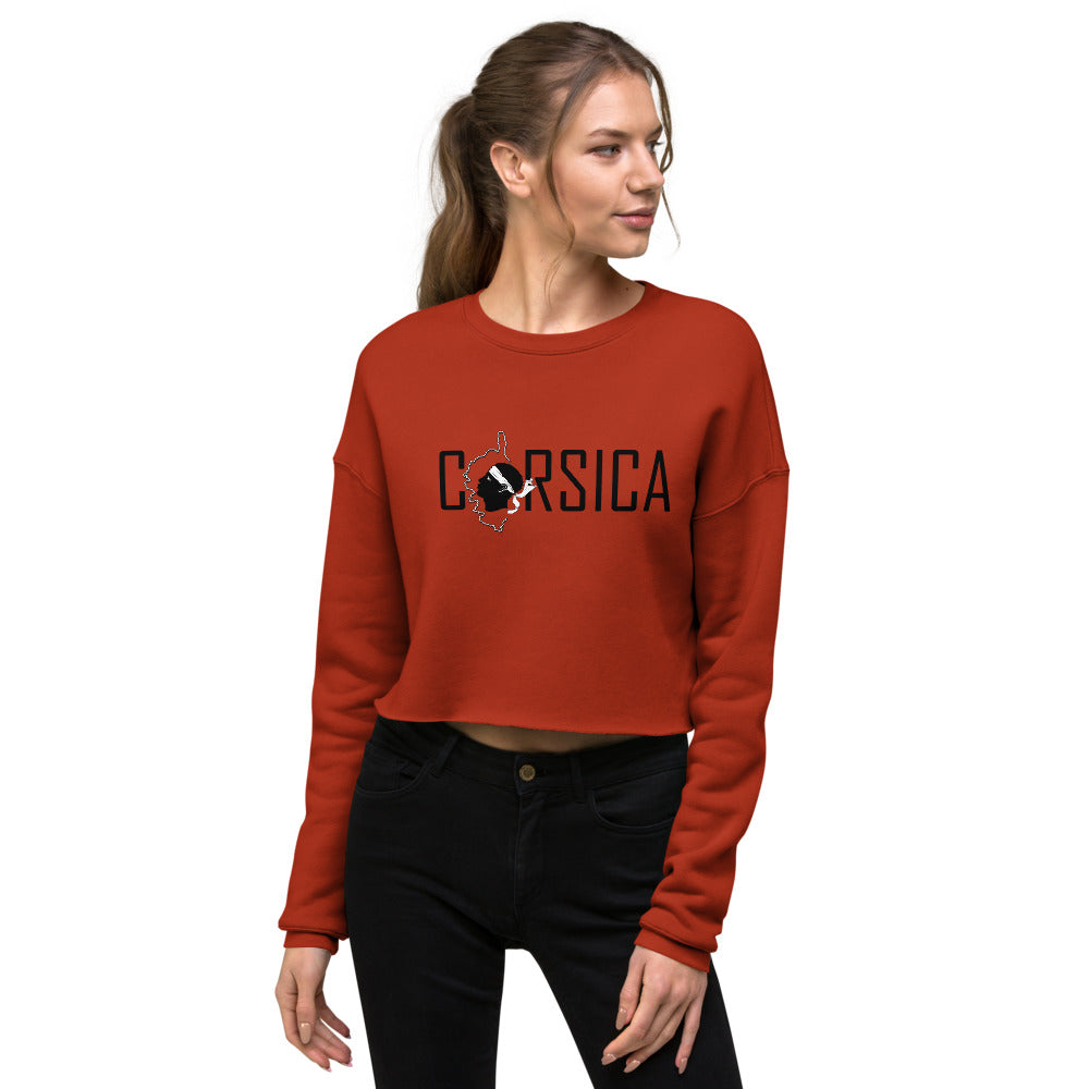 Sweat-Shirt Crop-Top Corsica