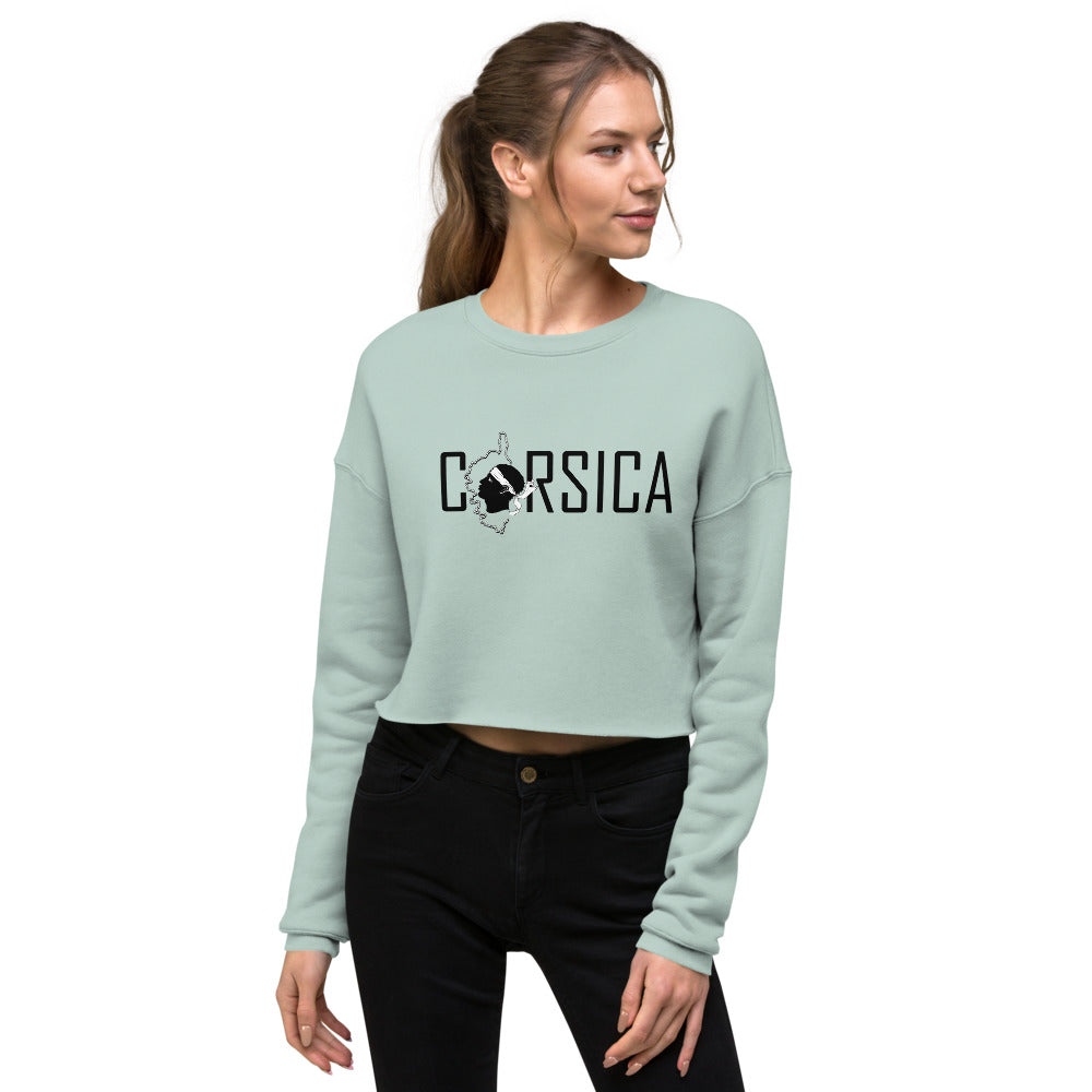 Sweat-Shirt Crop-Top Corsica