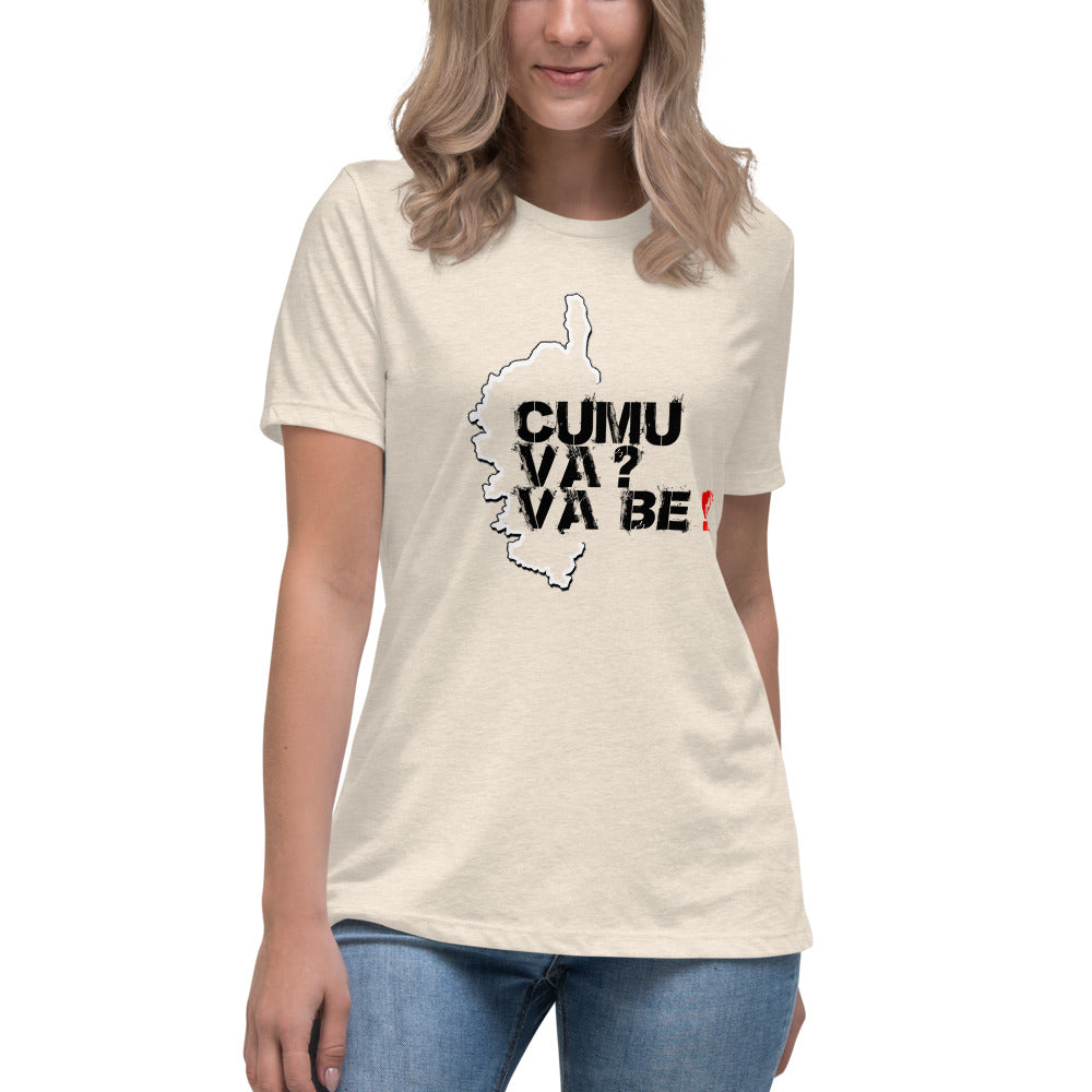 T-shirt Décontracté Cumu Va ? Va Be !