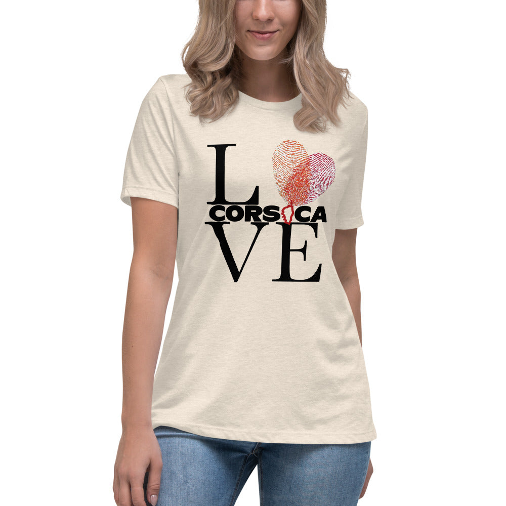 T-shirt Décontracté Love Corsica