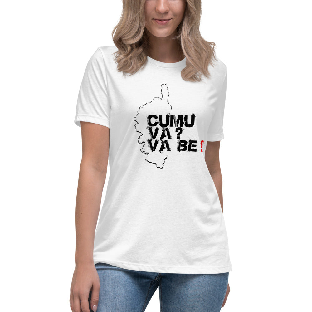 T-shirt Décontracté Cumu Va ? Va Be !