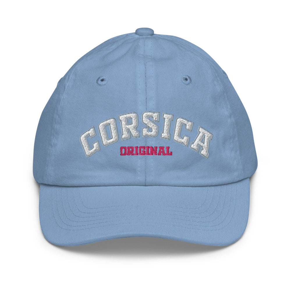 Casquette junior Corsica Original - Ochju Ochju Bleu ciel Ochju Souvenirs de Corse Casquette junior Corsica Original