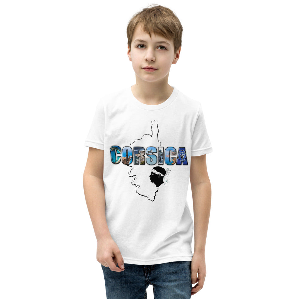 T-shirt Corsica Tête de Maure pour Ado
